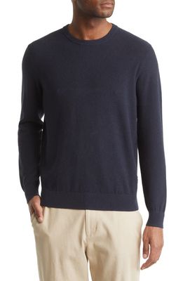 Ted Baker London Reson Wool Blend Crewneck Sweater in Navy