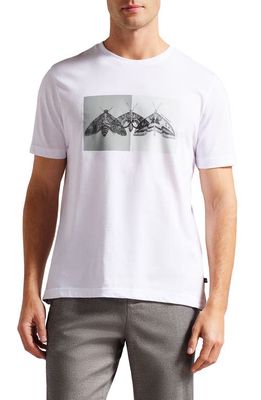 Ted Baker London Rewild Graphic Tee in White