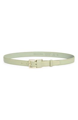 Ted Baker London Saaman Leather Belt in Green