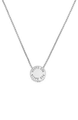 Ted Baker London Sebille Sparkle Dot Pendant Necklace in Silver Tone Clear Crystal