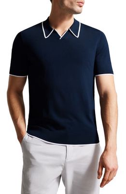 Ted Baker London Stortfo Stretch Polo in Navy