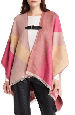 Ted Baker London Suffia Colorblock Poncho in Pink