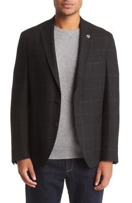 Ted Baker London Tampa Slim Fit Soft Constructed Sport Coat in Black