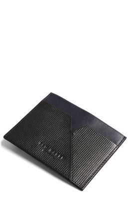 Ted Baker London Viktree Textured Leather Bifold Wallet in Black
