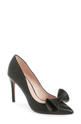 Ted Baker London Zafili Bow Pointed Toe Pump in Black
