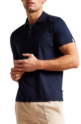 Ted Baker London Zeiter Cotton Polo in Navy