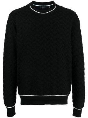 Ted Baker Sepal chevron-knit jumper - Black