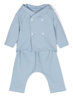TEDDY & MINOU double-breasted tracksuit set - Blue