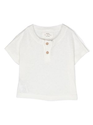 TEDDY & MINOU semi-sheer cotton T-shirt - White