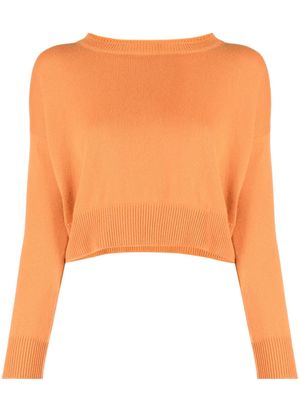 Teddy Cashmere Genova cashmere cropped jumper - Orange