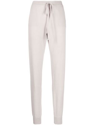 Teddy Cashmere knitted cashmere track pants - Neutrals
