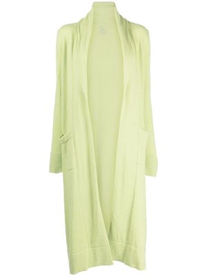 Teddy Cashmere shawl-lapel cashmere cardi-coat - Green