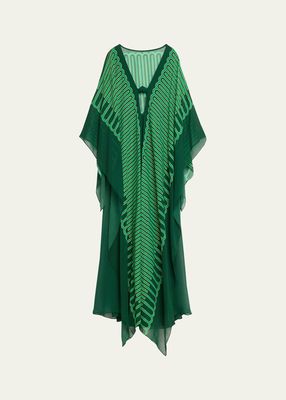 Tejiendo El Tropico Silk Tunic Dress