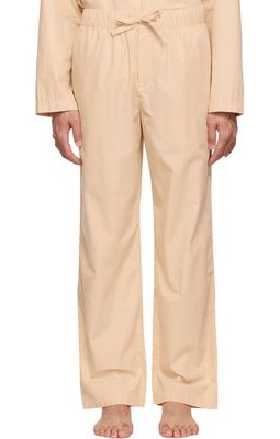Tekla Beige Organic Cotton Pyjama Pants