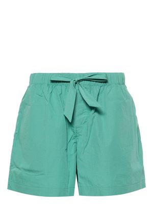 TEKLA cottom pyjama shorts - Green