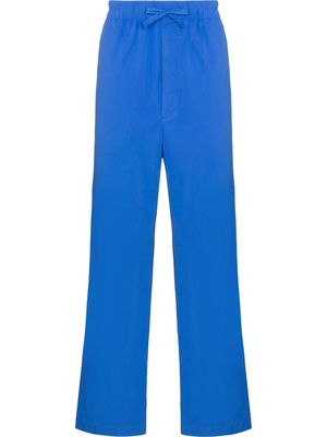 TEKLA drawstring pajama trousers - Blue