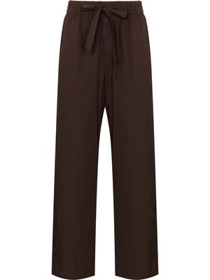 TEKLA drawstring pyjama trousers - Brown