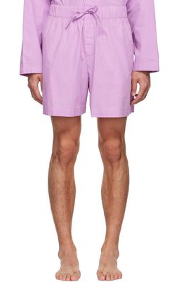 Tekla Pink Organic Cotton Pyjama Shorts