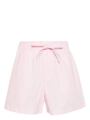 TEKLA poplin pyjama shorts - Pink