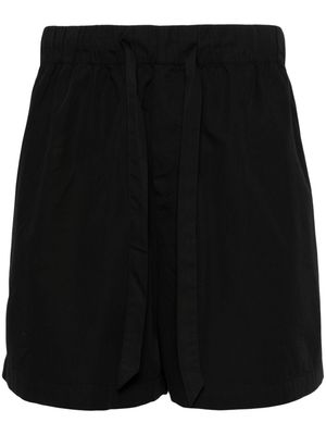 TEKLA Pyjamas poplin shorts - Black