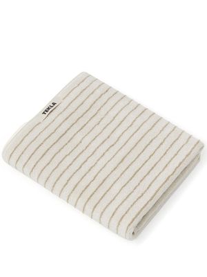 TEKLA striped terry bath towel - Neutrals