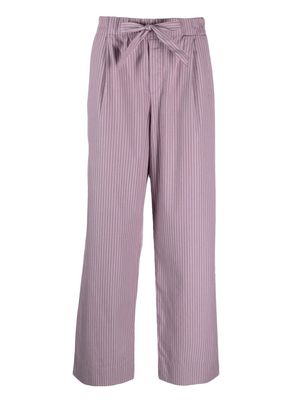 TEKLA x Birkenstock pinstripe pyjama trousers - Purple