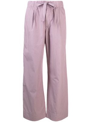 TEKLA x Birkenstock striped palazzo trousers - Pink