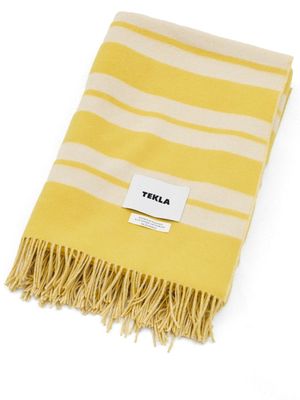 TEKLA x Le Corbusier striped blanket - Yellow