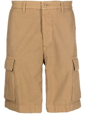TELA GENOVA knee-length cargo shorts - Neutrals