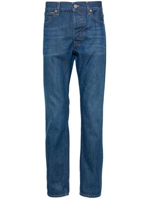 TELA GENOVA tapered-leg cotton jeans - Blue