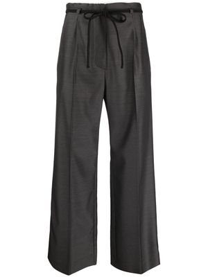 Tela pleated wide-leg trousers - Grey