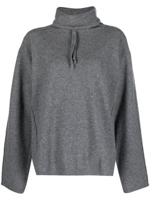 Tela roll-neck wool-blend jumper - Grey