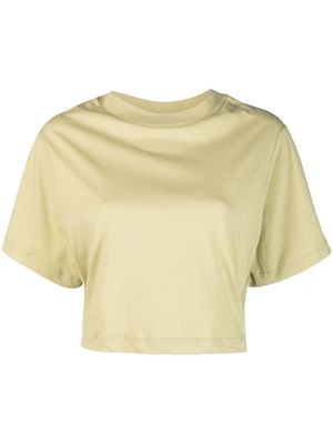 Tela short-sleeve cropped T-shirt - Green