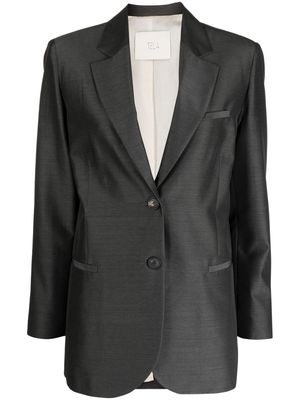 Tela single-breasted oversize blazer - Grey