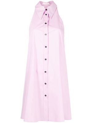 Tela sleeveless button-up mini dress - Pink