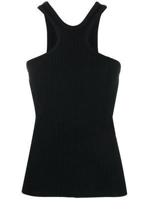 Tela sleeveless cotton top - Black