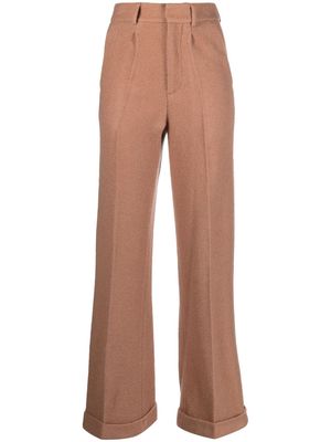 Tela straight-leg wool-blend trousers - Pink