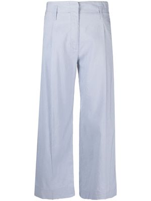 Tela straight-lrg tailored trousers - Blue