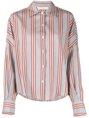 Tela striped long-sleeve shirt - Neutrals