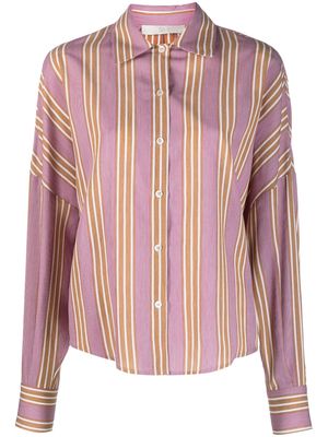 Tela striped long-sleeve shirt - Pink