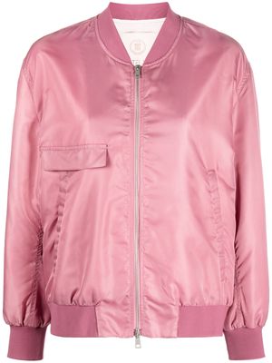 Tela zip-fastening bomber jacket - Pink