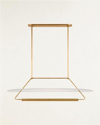 Teline 54" Oval Linear Chandelier by Kelly Wearstler