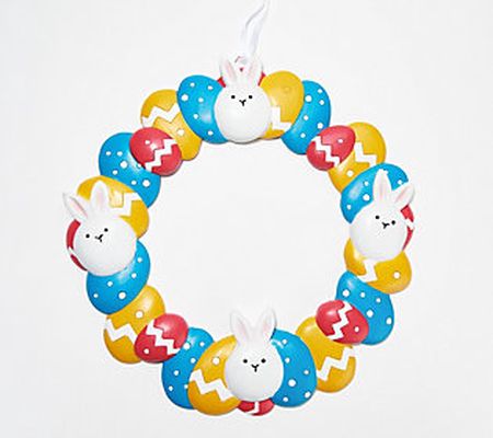 Temp-tations 16" Resin Figural Spring Wreath