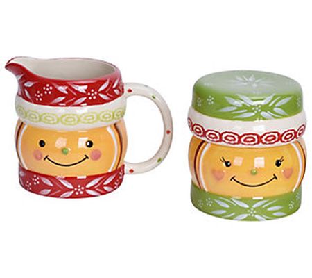 Temp-tations Seasonal Character Cream and Sugar Set