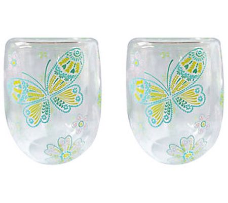 Temp-tations Set of 2 Double Wall Glasses