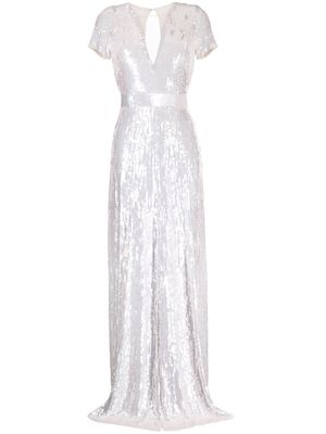 Temperley London Ray sequin-embellished gown - Pink