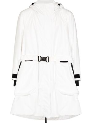 Templa 3L Cocoon belted coat - White