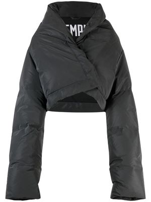 Templa Kitty cropped puffer jacket - Black