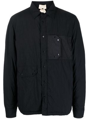 Ten C button-up cotton jacket - Black