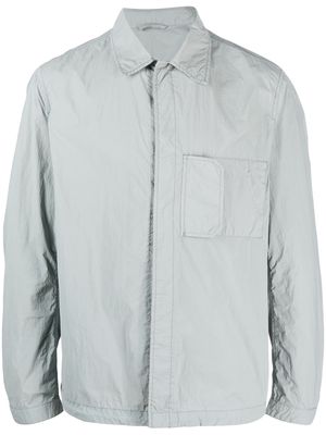 Ten C chest-pocket long-sleeved shirt jacket - Grey